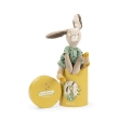 Poupe lapin sauge en Boite Trois petits lapins