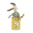 Poupe lapin sauge en Boite Trois petits lapins