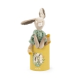 Poupe lapin sauge en Boite Trois petits lapins
