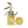 Poupe lapin sauge en Boite Trois petits lapins