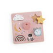 Puzzle encastrable sensoriel Aprs la pluie
