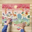 Puzzle la rserve animalire  54 pcs