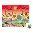 Puzzle la rserve animalire  54 pcs