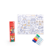 Set de table en silicone  colorier Les Popipop