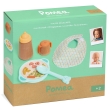 Set djeuner en bois pour poupon