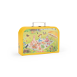 Valise dnette th en mtal La Grande Famille