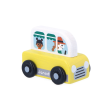 Voiture en bois Van jaune Cross roads