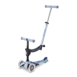Trottinette 3 en 1 Micro Mini2Grow 2.0 LED Bleu ardoise