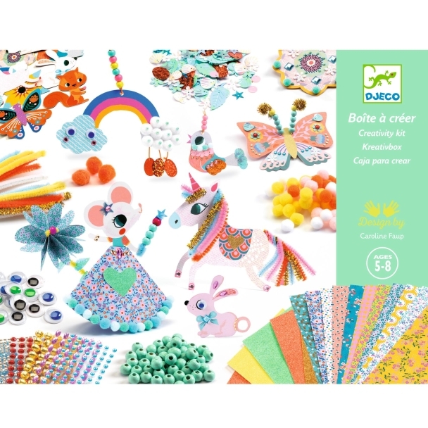 Activité manuelle enfant Boite à créer papier