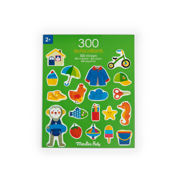 Cahier de 300 stickers Les Popipop
