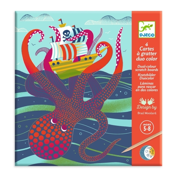 Cartes à gratter Dessus dessous