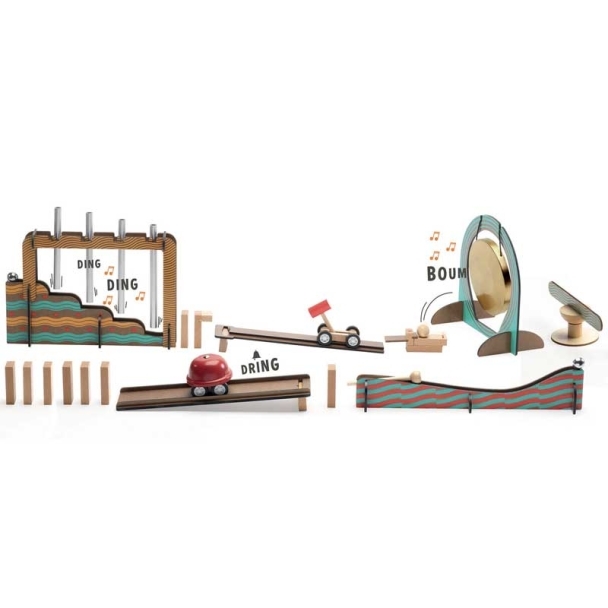 Construction de parcours Zig & Go Music 52 pcs