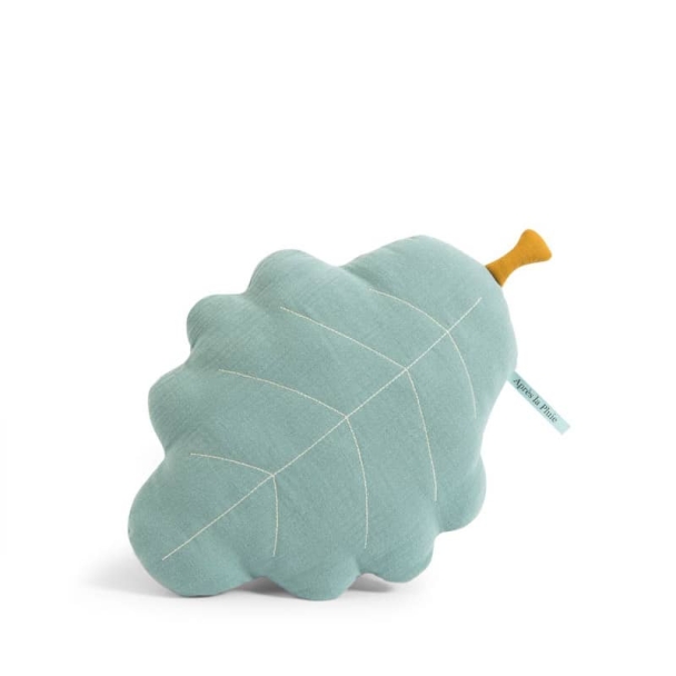 Coussin feuille Après la pluie