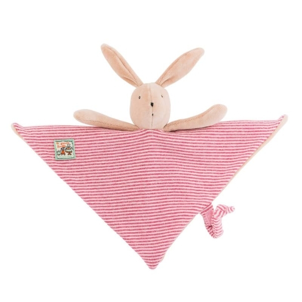 Doudou personnalisé Lapin Sylvain la grande famille