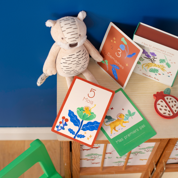 Doudou hochet tigre Baboo La forêt Mawa