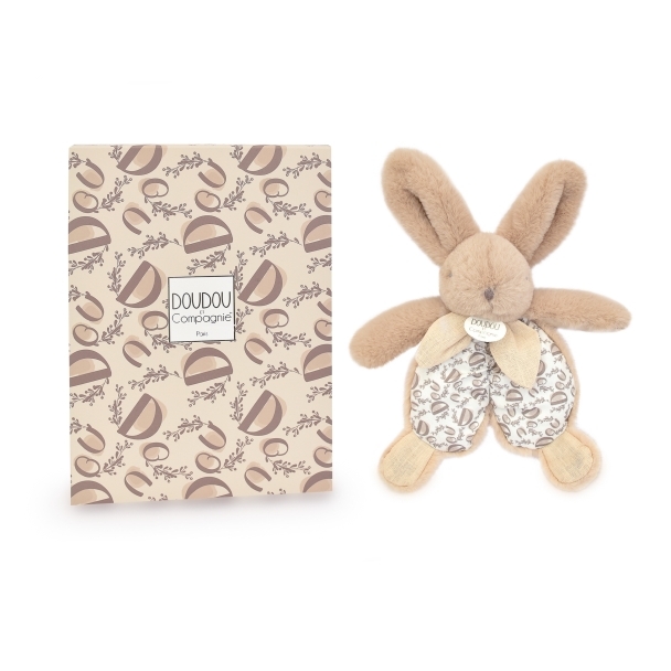 Doudou lapin beige 18 cm
