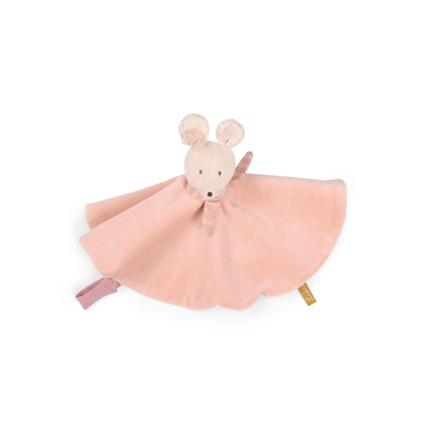 Doudou personnalisé Souris rose La petite école de danse