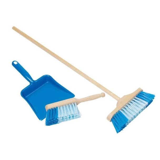 Ensemble ménage bleu