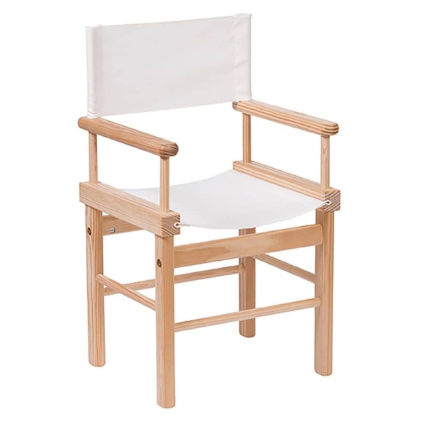 Fauteuil metteur en scène naturel personnalisable
