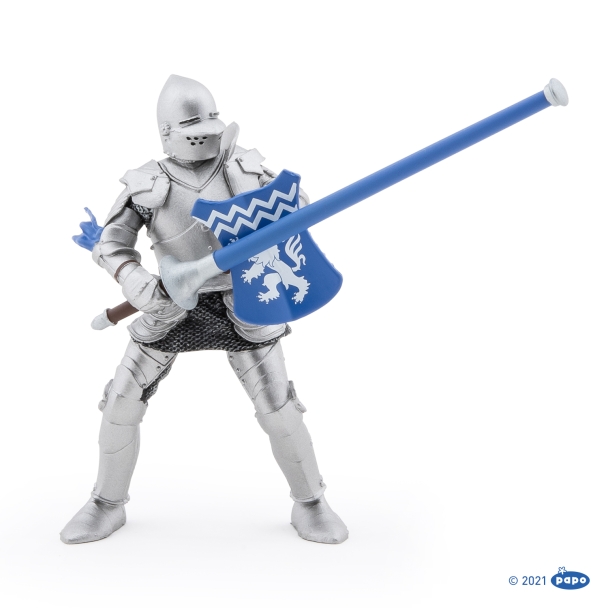 Figurine Chevalier lion à la lance