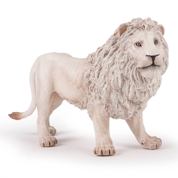 Figurine Grand lion blanc