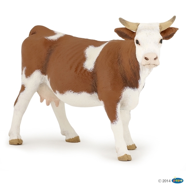 Figurine Vache simmental