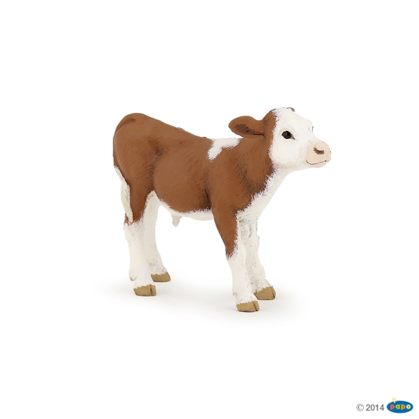 Figurine Veau simmental