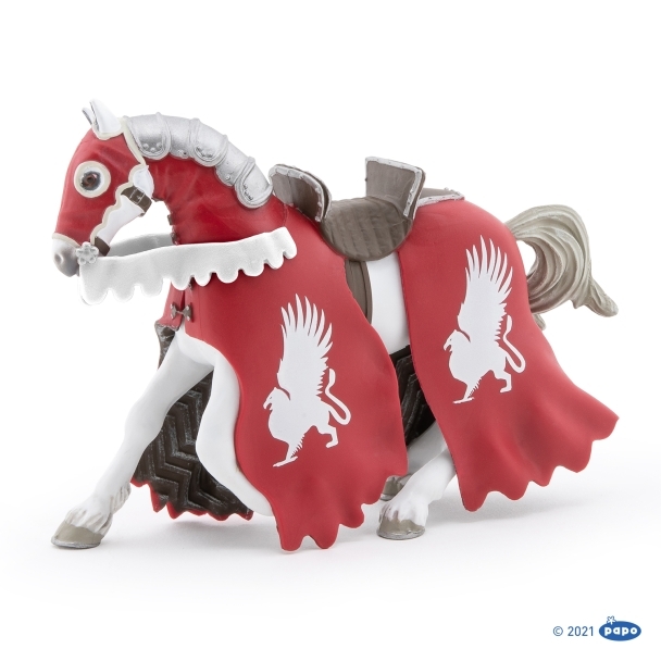 Figurine cheval du chevalier griffon