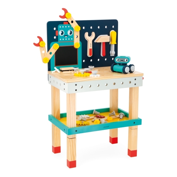Grand tabli en bois Robot Bricokids