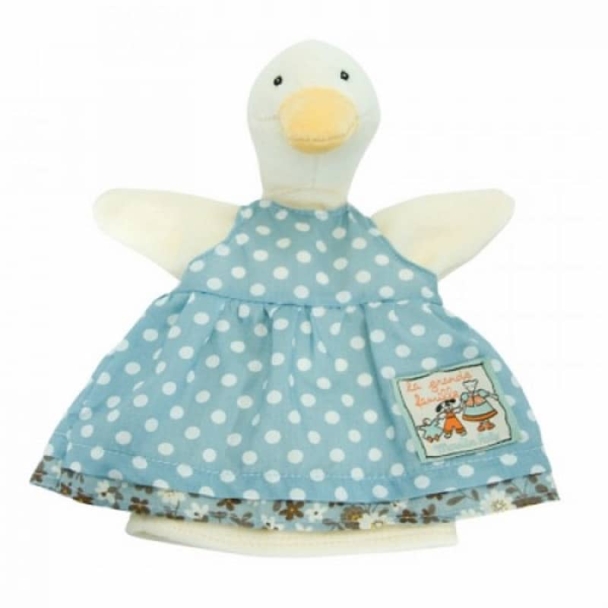 Peluche marionnette Jeanne la cane la grande famille
