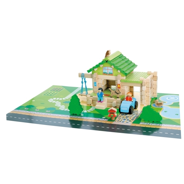 Jeu de construction Ma première maison avec voiture