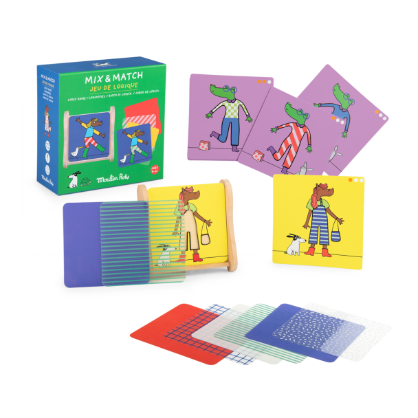 Jeu de logique mix and match Les Loufoques