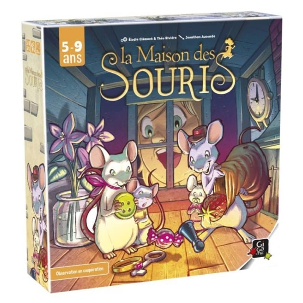 Jeu de mémoire coopératif Maison des Souris