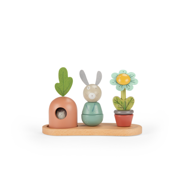 Jouet à empiler Trois petits lapins