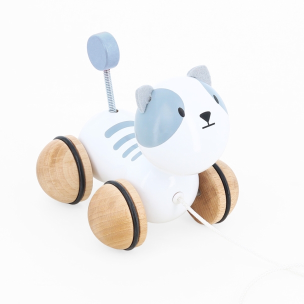 Jouet à tirer Chaton Gribouille