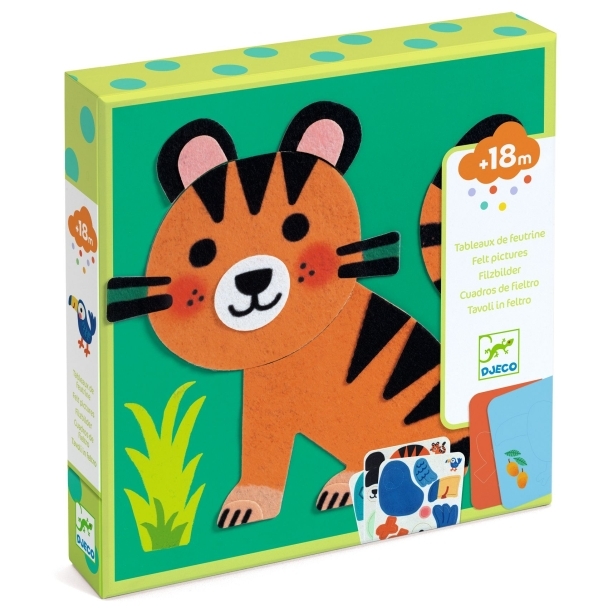 Kit créatif Tableaux de feutrine Animaux