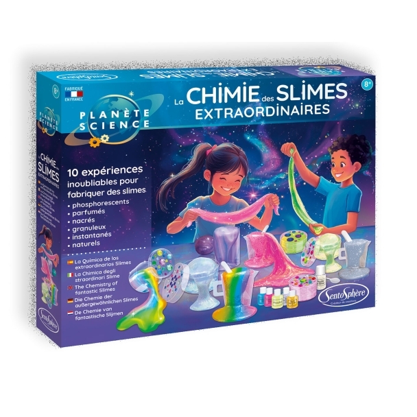 Jeu scientifique La chimie des slimes extraordinaires