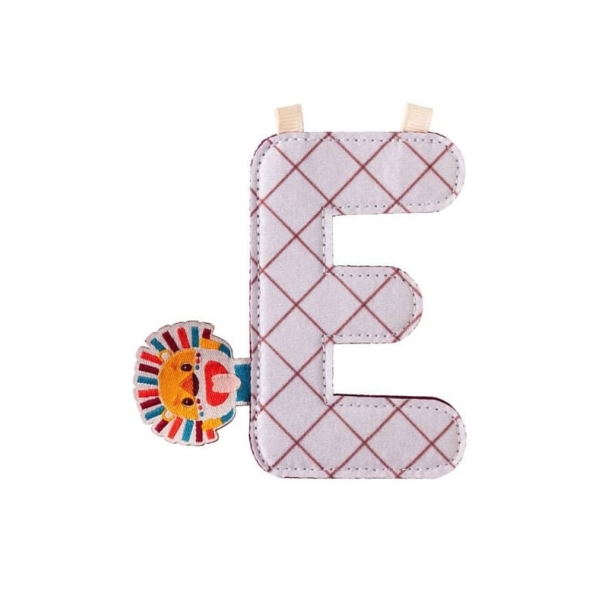 Lettre E Jack en tissu