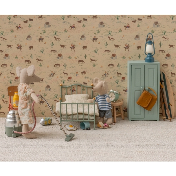 Lit simple vintage Menthe