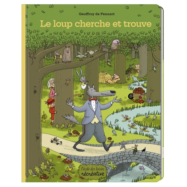 Livre Le loup - cherche et trouve de