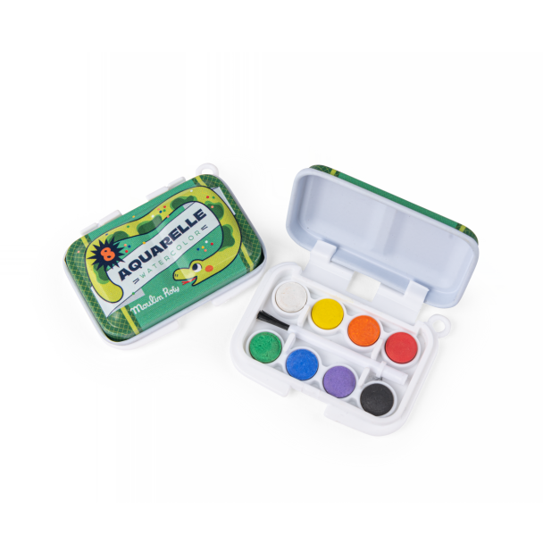 Mini palette aquarelle vert Les Petites Merveilles
