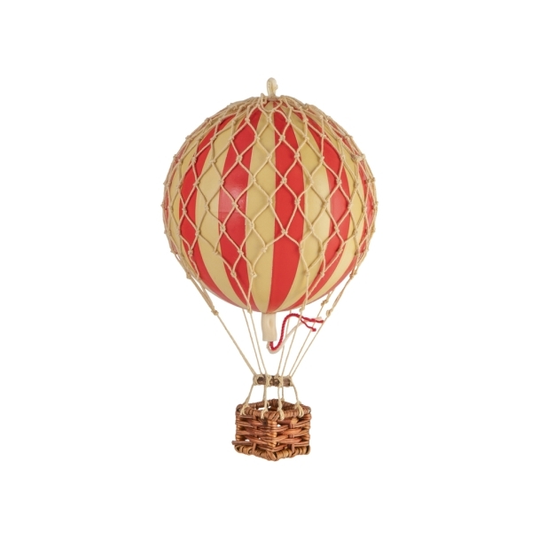 Montgolfière à suspendre Rouge 13 cm Rouge