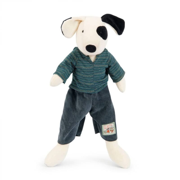 Peluche Julius le chien 50 cm La Grande Famille