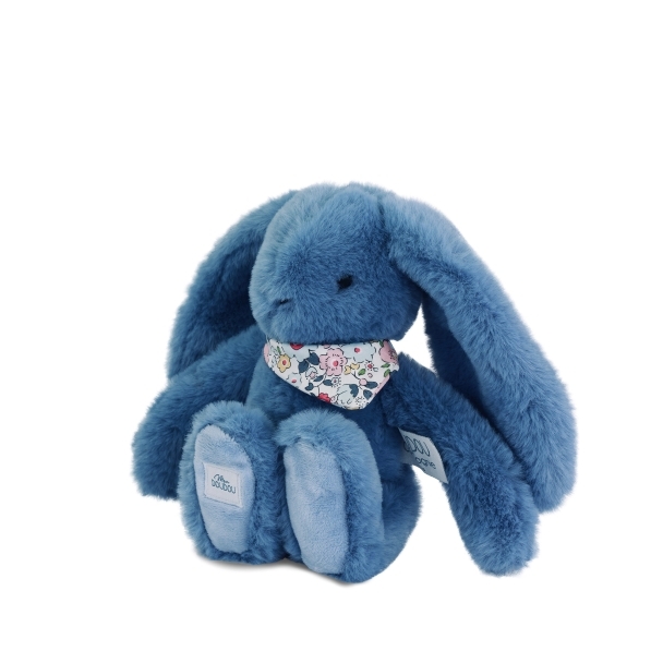 Peluche Lapin Bleu 25 cm