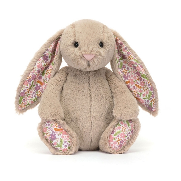 Peluche Lapin blossom beige 31cm