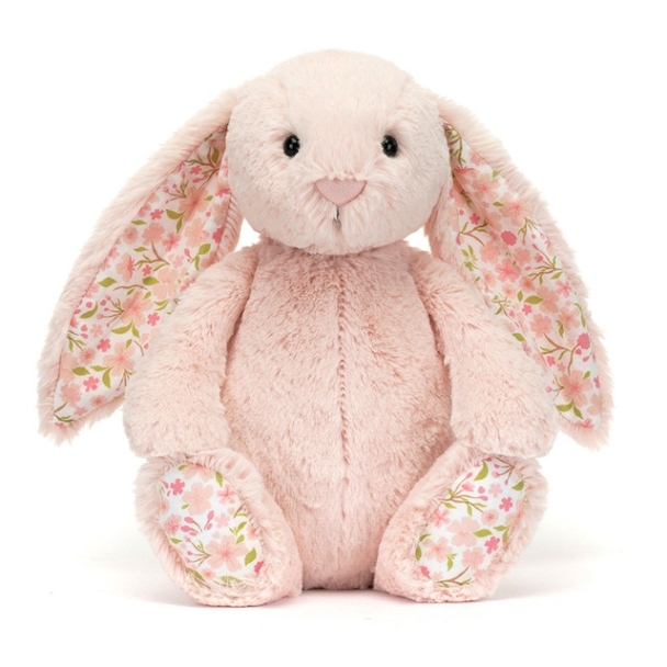 Peluche Lapin blossom rose 31cm