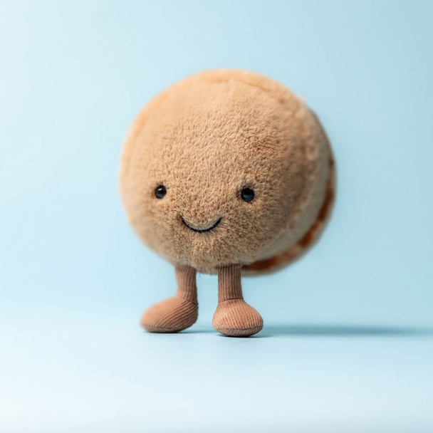 Peluche Macaron chocolat