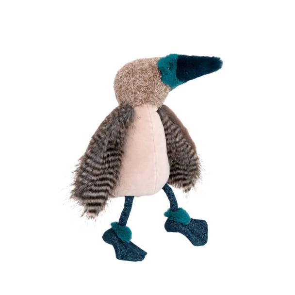 Peluche Oiseau fou à pieds bleus Tout autour du monde