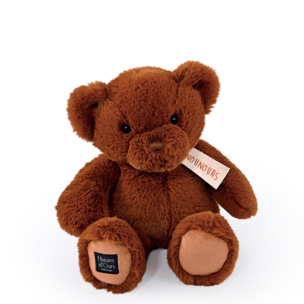 Peluche Ours capuccino 28 cm