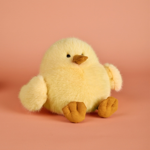 Peluche Poussin Piou jaune